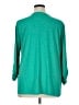 Susan Graver Green 3/4 Sleeve Blouse Size XL - photo 2