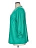 Susan Graver Green 3/4 Sleeve Blouse Size XL - photo 5