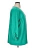 Susan Graver Green 3/4 Sleeve Blouse Size XL - photo 4