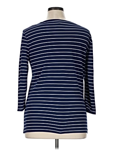 Lauren by Ralph Lauren 3/4 Sleeve T-Shirt (view 2)