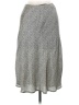 Sienna Sky 100% Polyester Chevron-herringbone Gray Casual Skirt Size M - photo 1