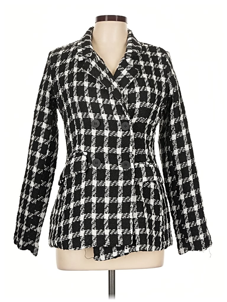 Pre-owned Hyfve Blazer Jacket In Black