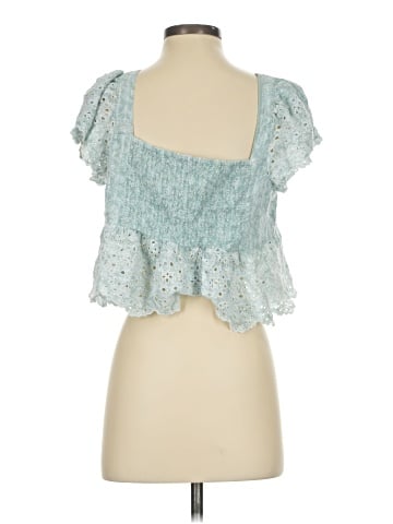 American Eagle Outfitters Short Sleeve Blouse (view 2)