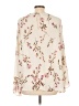 Lush 100% Polyester Ivory 3/4 Sleeve Blouse Size L - photo 2
