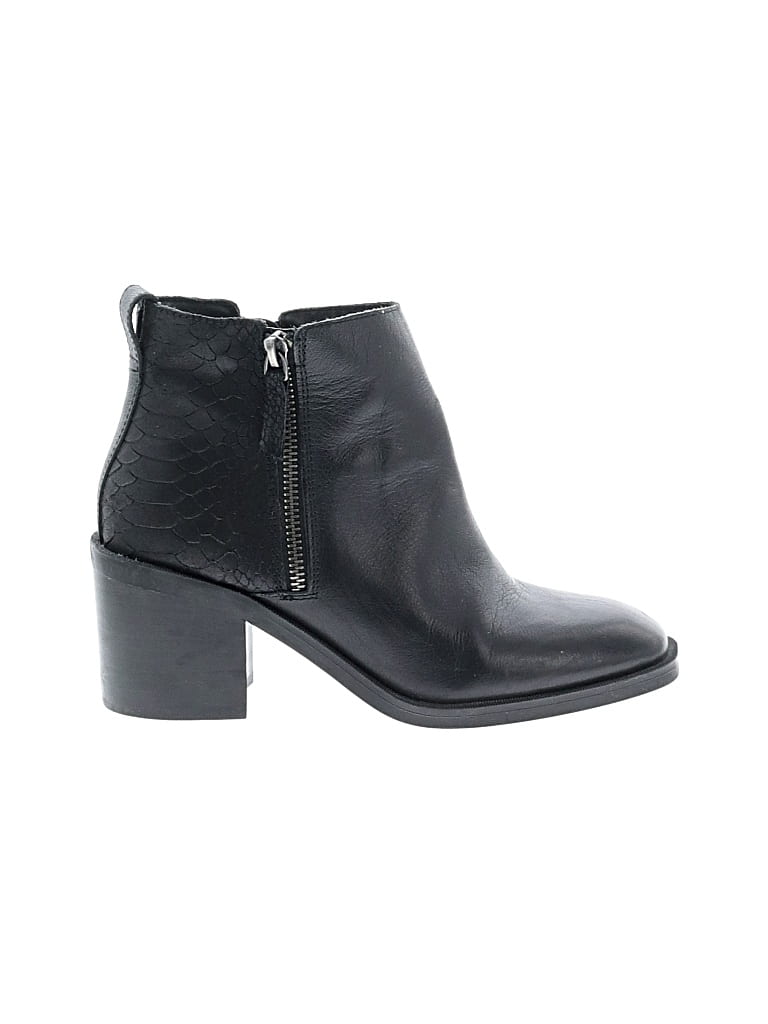 Pre-owned Crown Vintage Ankle Boots In Black