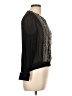 ALLSAINTS Black Long Sleeve Blouse Size L - photo 4
