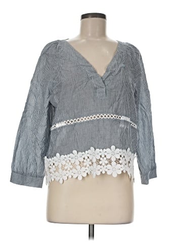 Young Essence 3/4 Sleeve Blouse (view 1)