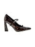 Nine West Animal Print Brown Heels Size 8 - photo 1