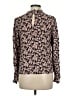 Boden Floral Pink Long Sleeve Blouse Size 8 - photo 2