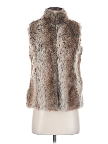 Vintage Havana Faux Fur Vest (view 1)