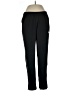 Adidas 100% Polyester Solid Black Track Pants Size L - photo 1