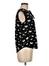 Talbots 100% Polyester Black Sleeveless Blouse Size 6 Petite - photo 4