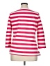 Talbots Outlet Stripes Pink 3/4 Sleeve Top Size XL - photo 2