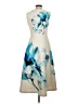 Halston Graphic Ivory Cocktail Dress Size 2 - photo 2