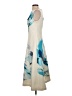 Halston Graphic Ivory Cocktail Dress Size 2 - photo 5