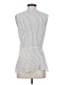 Theory White Sleeveless Blouse Size S - photo 2