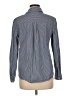 Thakoon Stripes Gray Long Sleeve Button-Down Shirt Size L - photo 2