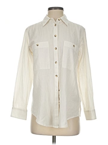 Club Monaco Long Sleeve Blouse (view 1)