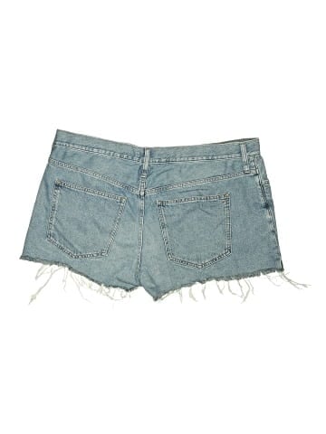 Madewell Relaxed Denim Shorts in Wisner Wash: Side-Slit Edition (view 2)