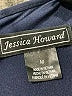 Jessica Howard Polka Dots Blue Jumpsuit Size M - photo 4