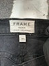 FRAME Denim Chevron-herringbone Black Jeans Size 27 waist - photo 7
