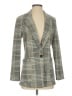 H&M 100% Cotton Houndstooth Gray Blazer Size 4 - photo 1