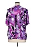 Susan Graver Purple Short Sleeve Blouse Size 1X - photo 2