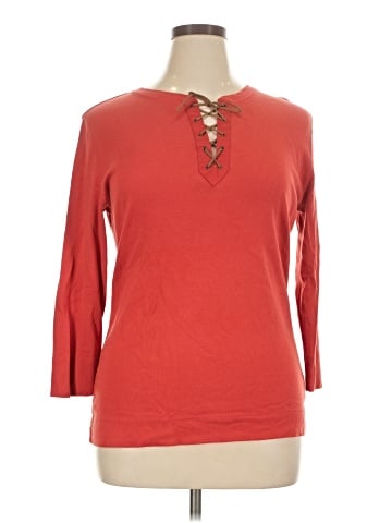 Lauren Jeans Co. 3/4 Sleeve T-Shirt (view 1)
