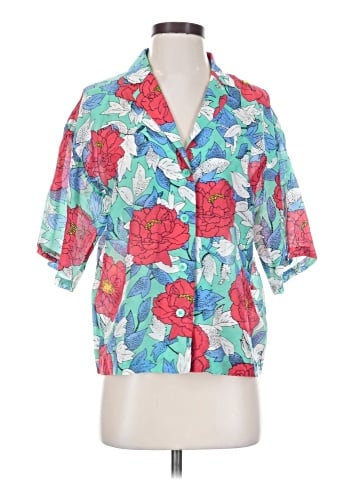Diane von Furstenberg Short Sleeve Blouse (view 1)