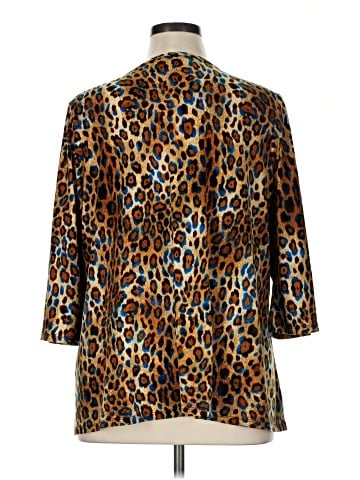 Susan Graver 3/4 Sleeve Blouse (view 2)
