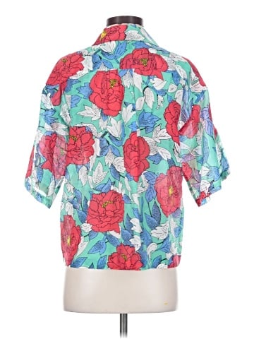 Diane von Furstenberg Short Sleeve Blouse (view 2)
