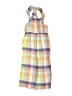 Tea Checkered-gingham Yellow Dress Size 6 - photo 1