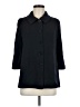 St. John Collection Solid Black Coat Size 8 - photo 1