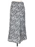Re:named 100% Polyester Animal Print Silver Casual Skirt Size S - photo 1