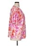 Susan Graver Pink Short Sleeve Blouse Size XL - photo 4