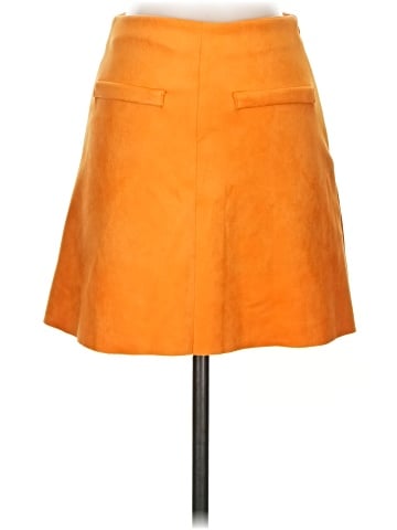 Zara Faux Leather Skirt (view 1)