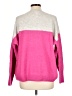 Vince Camuto Color Block Pink Pullover Sweater Size L - photo 2