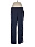 Equipment 100% Silk Solid Blue Track Pants Size L - photo 1