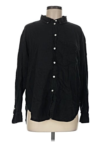American Eagle Outfitters Long Sleeve Button-Down Shirt (view 1)