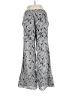 Elevenses Paisley Silver Casual Pants Size M - photo 2
