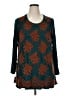 Lavish Teal Long Sleeve Blouse Size 1X - photo 1