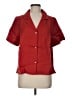 Quince 100% Linen Red Short Sleeve Blouse Size M - photo 1