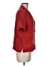 Quince 100% Linen Red Short Sleeve Blouse Size M - photo 4