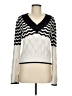 Express Chevron-herringbone Ivory Pullover Sweater Size M - photo 1