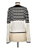Express Chevron-herringbone Ivory Pullover Sweater Size M - photo 2