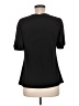 NY Collection Black Short Sleeve Blouse Size M - photo 2
