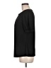 NY Collection Black Short Sleeve Blouse Size M - photo 5