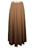 Unbranded Solid Brown Formal Skirt Size M - photo 1