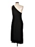 Bebe Solid Black Cocktail Dress Size XL - photo 2