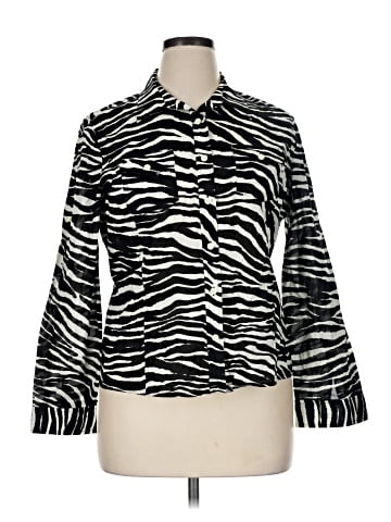 Jones New York Sport Long Sleeve Blouse (view 1)